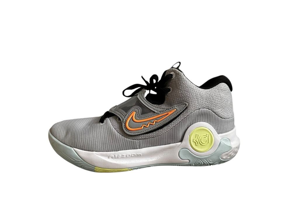 Nike KD Trey 5 X Men's Sneakers Wolf Gray/Barely Volt Colorway Size 11